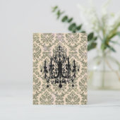 Dans Love Chandelier ~ Carte postale / Invitation (Debout devant)