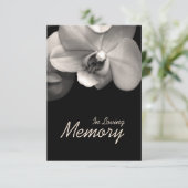 Dans Love Mémoire Faire-part funéraire Sepia (Debout devant)