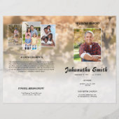 Dans Love Mémoire-Funéraire Programme Circulaire (Devant)