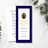 Dans Love Mémoire Funeral Photo Programme Marine G