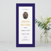 Dans Love Mémoire Funeral Photo Programme Marine G (Debout devant)