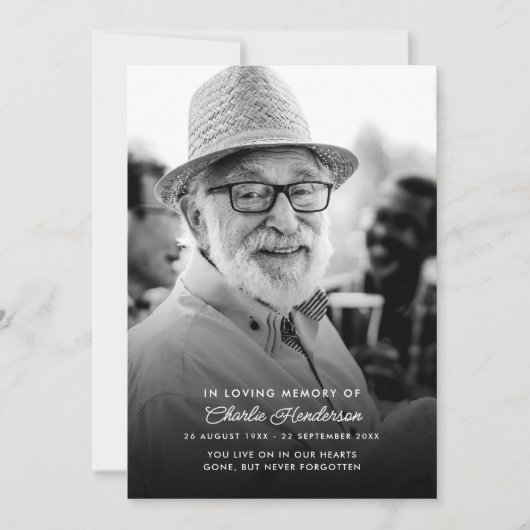 Dans Love Mémoire mémorial Programme d'ordre de se (Devant)