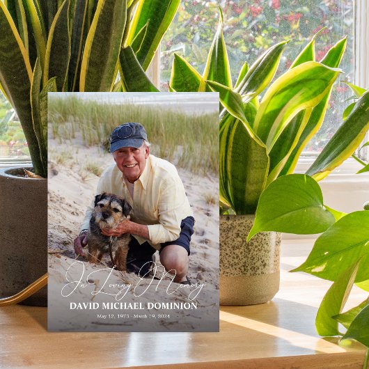 Dans Love Memory Full Photo Memorial Programme