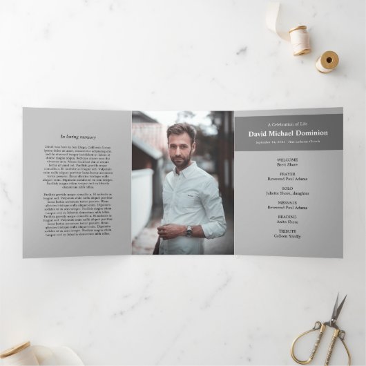 Dans Love Memory Full Photo Memorial Programme (Intérieur)