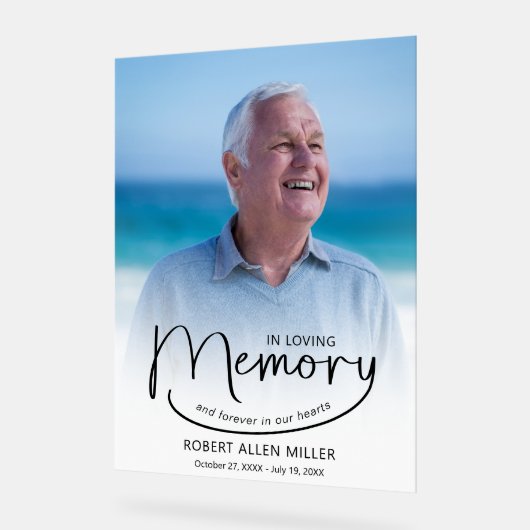 Dans Love Memory Funeral Photo (Angle)