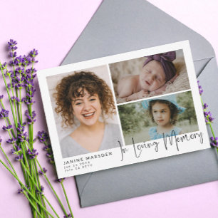 Dans Love Memory Photo Collage Sympathy Merci