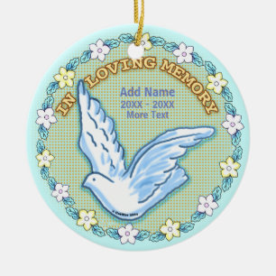 Dans Loving Memory Memorial ornements personnalisé