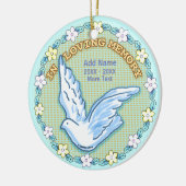Dans Loving Memory Memorial ornements personnalisé (Gauche)