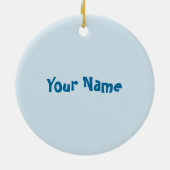 Dans Loving Memory Memorial ornements personnalisé (Dos)