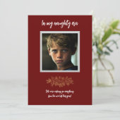 Dans ma carte de Noël de l'ère coquine (Debout devant)