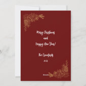 Dans ma carte de Noël de l'ère coquine (Dos)