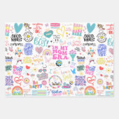 Dans Ma Maman Era Feuilles d'enveloppement Cadeau (Devant 2)