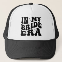 Dans ma mariée Era casquette lettres noires