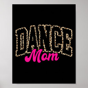 Dans mam luipaard dansen mam leven meisjes vrouwen poster