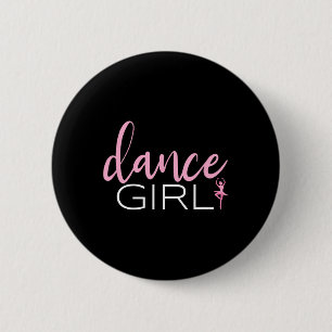 Dans Meisje Dansen Ballerina Ballet Danser Gift Vo Ronde Button 5,7 Cm