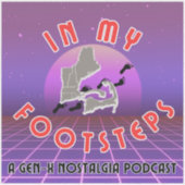 Dans Mes pas Podcast Bumper Sticker 2025 Design (Devant)