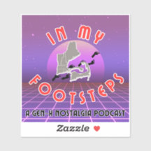 Dans Mes pas Podcast Bumper Sticker 2025 Design