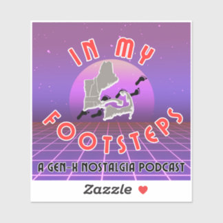 Dans Mes pas Podcast Bumper Sticker 2025 Design