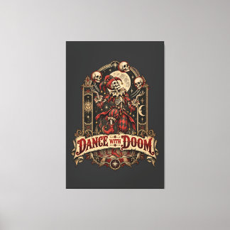 Dans met de Dood Canvas Afdruk