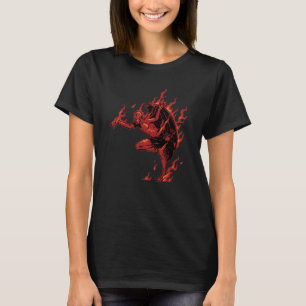 Dans met de duivel Lucifer Duivel Satanisch Occult T-shirt