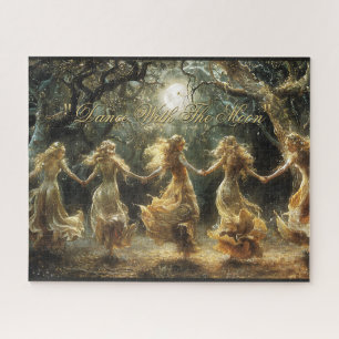 Dans met de puzzel van de maan