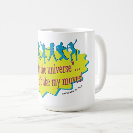 Dans met het universum grote koffie Mok (Voorkant rechts)