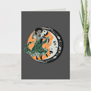 dans met je duisternis feestdagen kaart