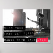Dans met je Poster van Heart Ceili Moore (Voorkant)