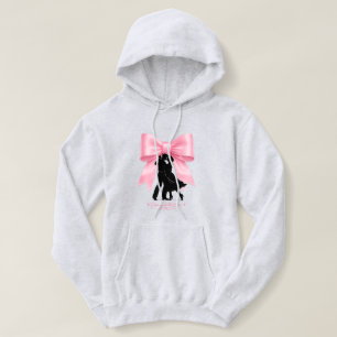 Dans met liefde roze strik romantisch paar hoodie