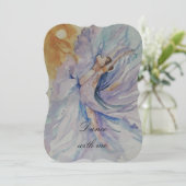 Dans met me Ballerina Kaart (Staand voorkant)