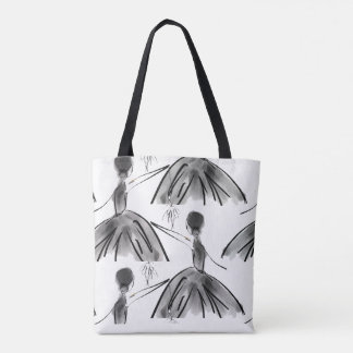 Dans met mij Ballerina Canvas tas