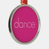 Dans Metalen Ornament (Rechts)