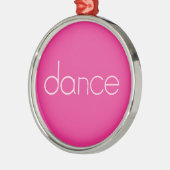 Dans Metalen Ornament (Links)