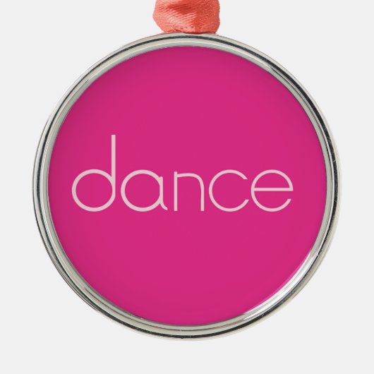 Dans Metalen Ornament (Voorkant)