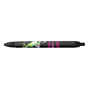 Dans mist nooit een kans zwarte inkt pen