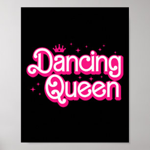 Dans moeder Dancing Queen Dancing 70s Disco Bachel Poster