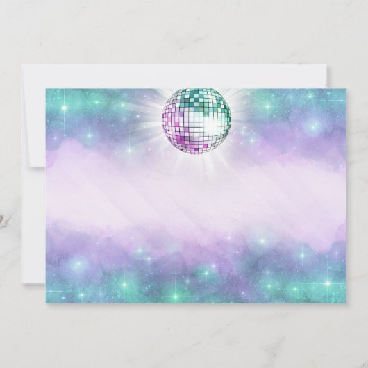 Dans mon âge d'anniversaire Invitation photo - Ado (Dos)