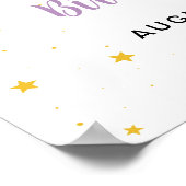 Dans Mon Anniversaire Affiche de bienvenue de fête (Coin)