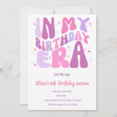 Dans mon anniversaire l'invitation invitation d'an (Devant)