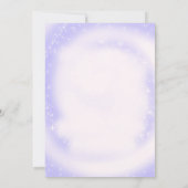 Dans Mon Anniversaire Purple Invitation Anniversai (Dos)