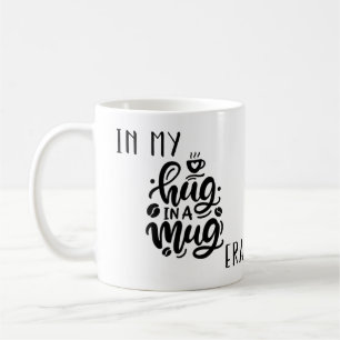 Dans mon chat cosmique serré dans une tasse de caf