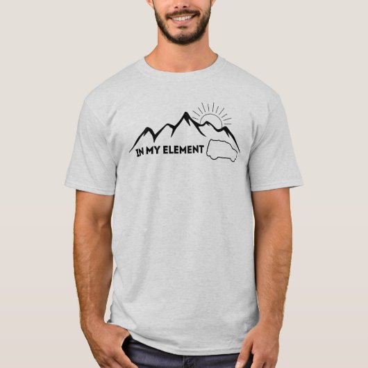 Dans mon Element - T-Shirt Honda Element (Devant)
