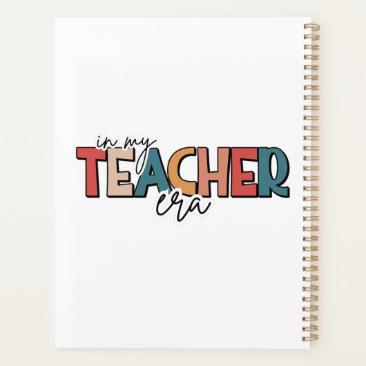 Dans mon époque de professeur cadeau pour enseigna (Dos)