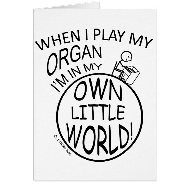 Dans mon propre petit organe du monde (Devant)