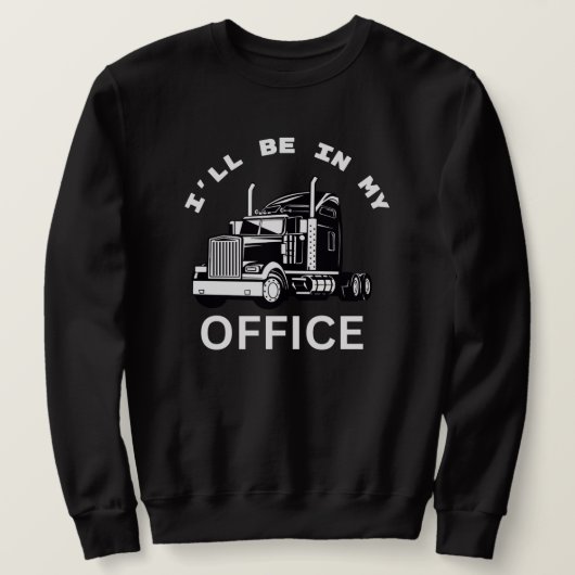 Dans mon Sweatshirt de bureau (Design devant)
