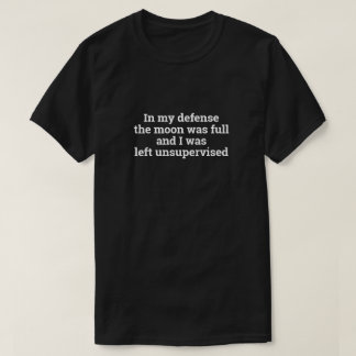 Dans mon T-shirt de défense