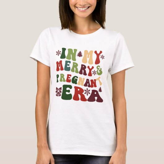 Dans Mon T-shirt Joyeux & Enceinte (Devant)