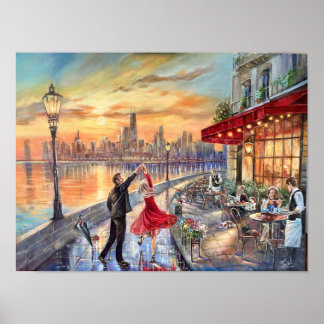 Dans na het storm poster