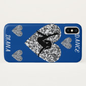 Dans nauwelijks daar Apple iPhone X hoesje in het (Achterkant (horizontaal))