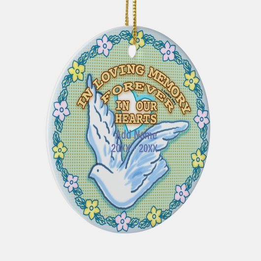 Dans nos coeurs ornements commémoratifs (Droite)